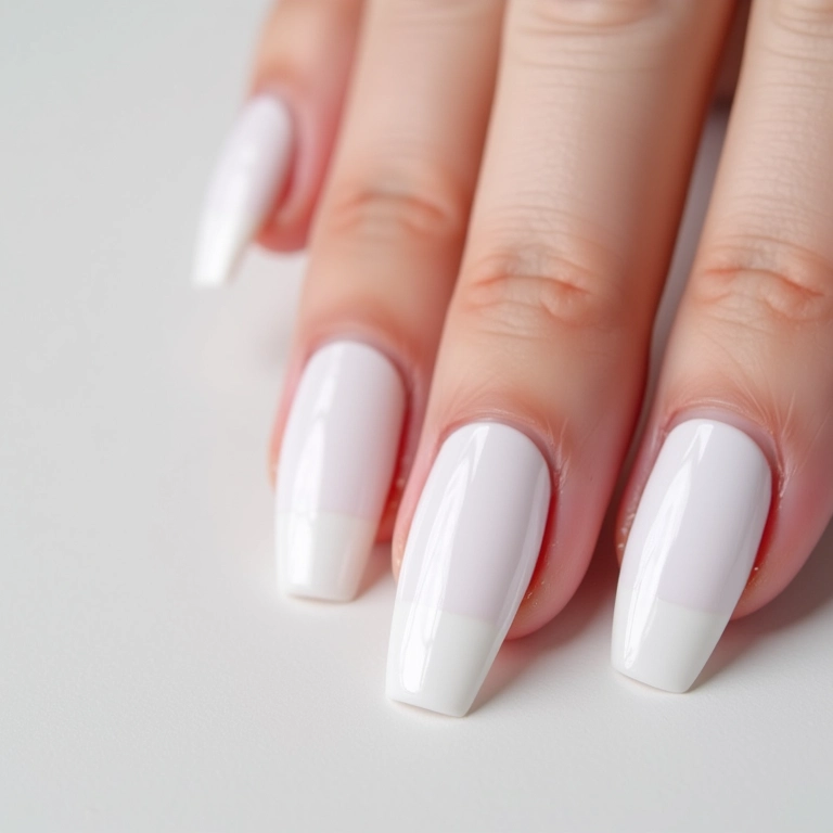 Variedade de designs e acabamentos em unhas de gel.