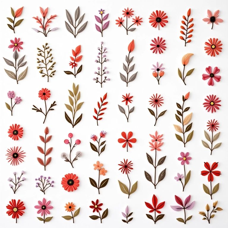 Variedade de estampas em adesivos para esmalte.