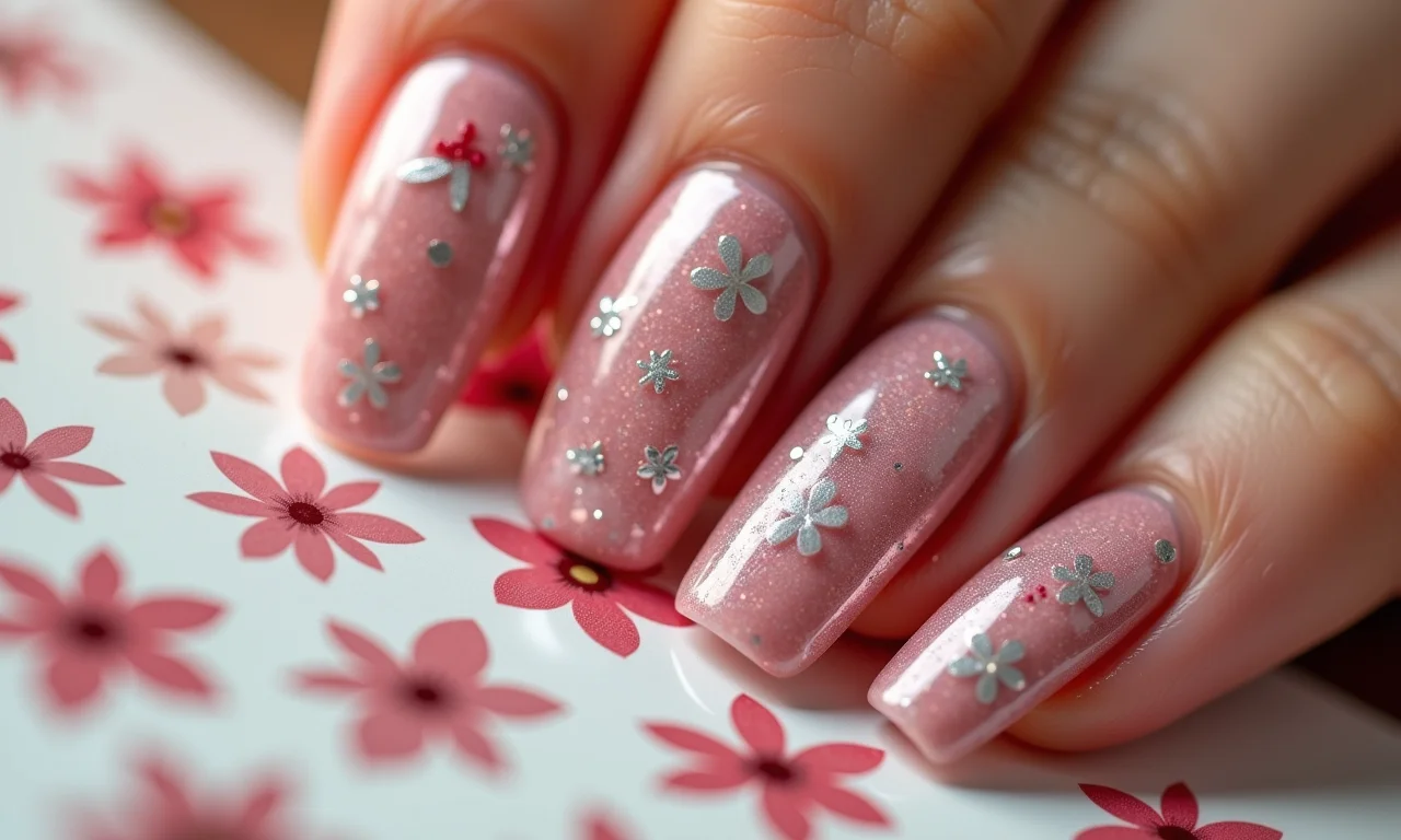 Adesivos de unha da Cartela Mágica.