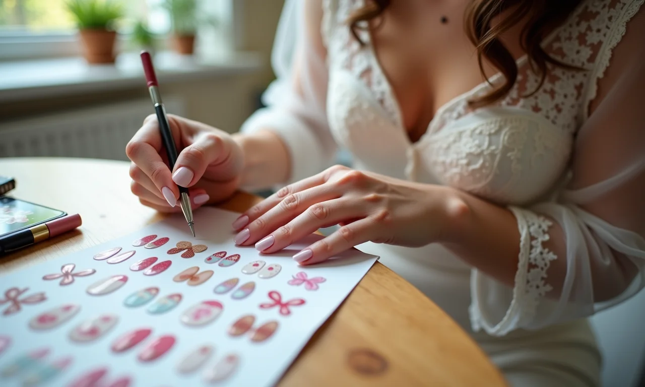 Adesivos e películas para unhas, praticidade e variedade.