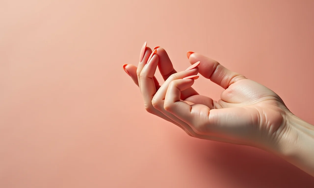 Amostras de esmalte cremoso em mão clara, mostrando textura suave.