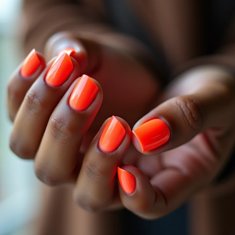 Aplicação de top coat para aumentar a duração do esmalte neon