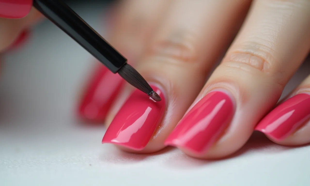 Aplicando camadas finas de esmalte.