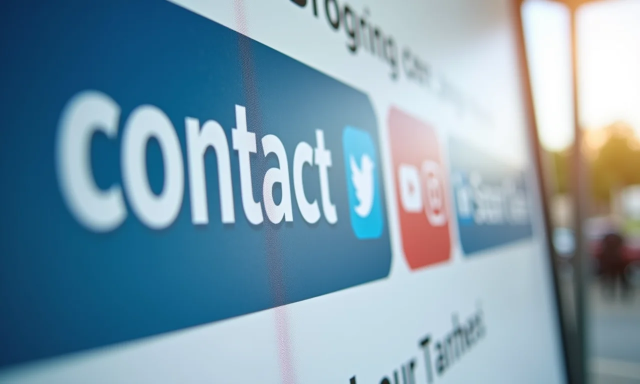 Banner de esmalteria com informações de contato e ícones de redes sociais.