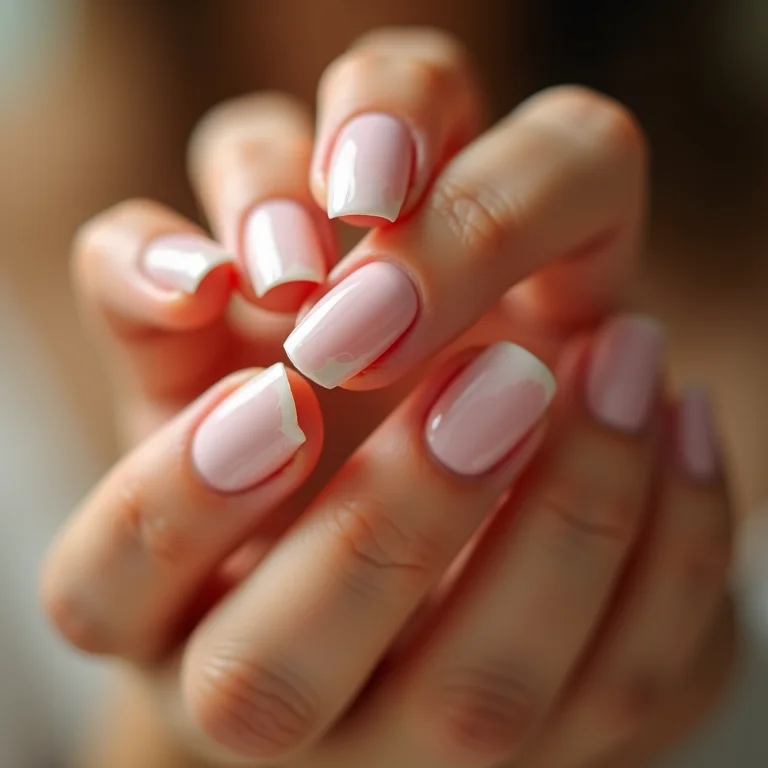 Camadas grossas de gel nas unhas