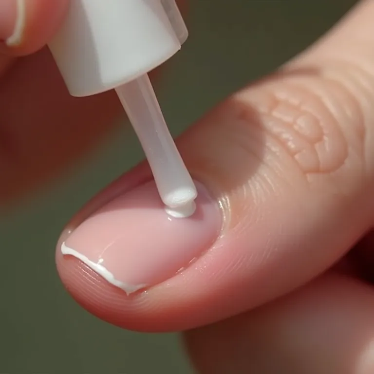 Camuflando esmalte com base e top coat