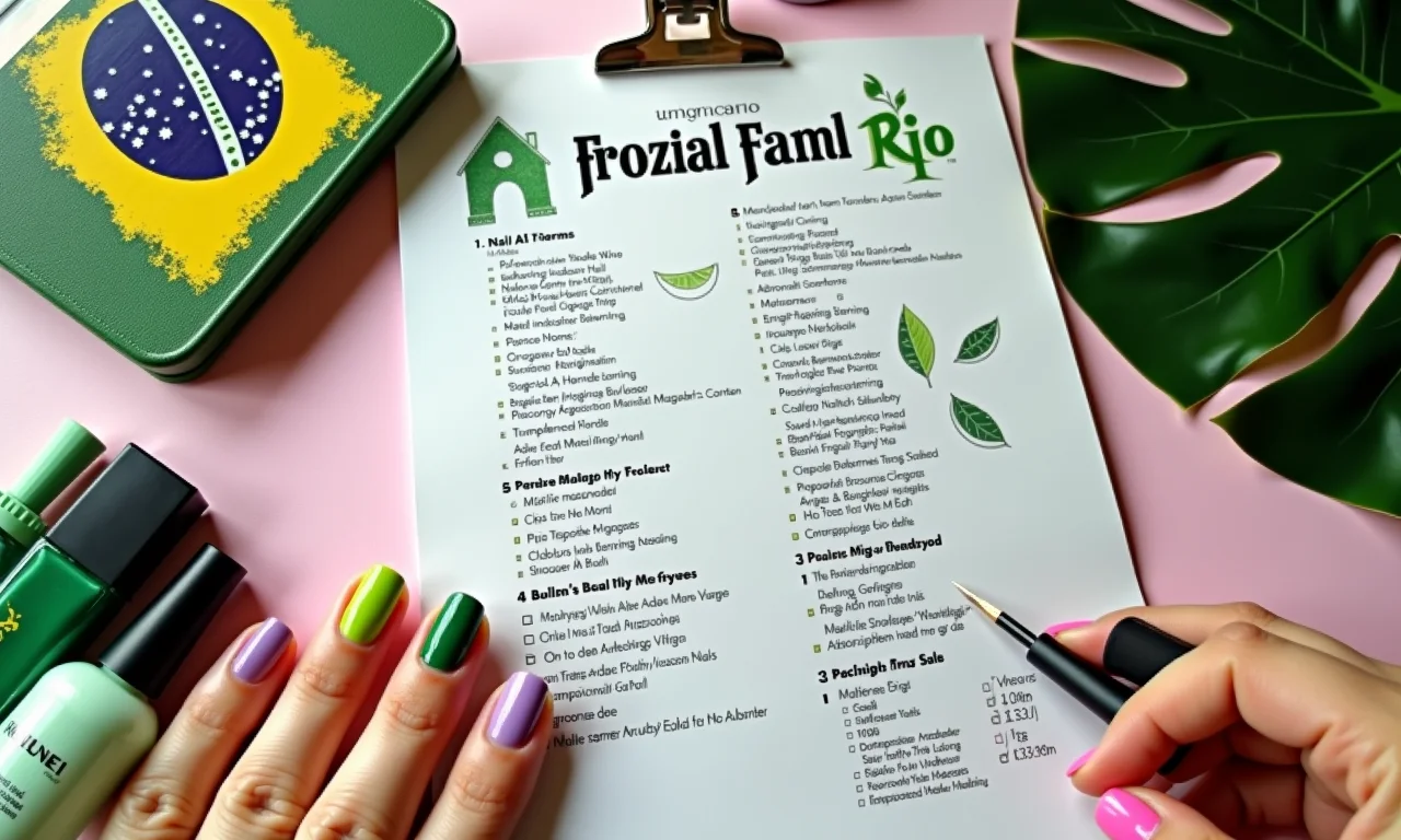 Checklist para unhas decoradas da Copa.