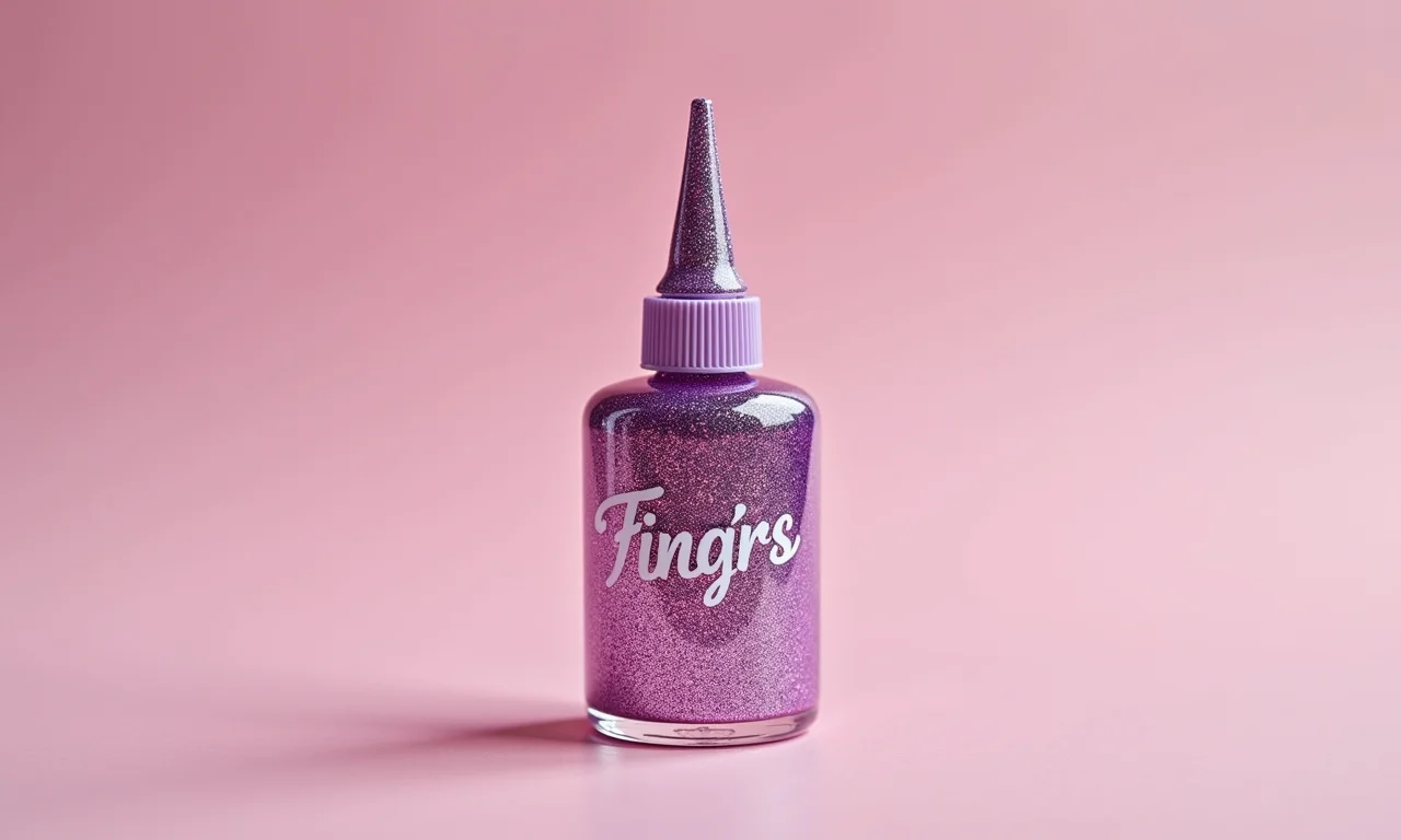 Cola para glitter da Fing'rs para fixação duradoura.