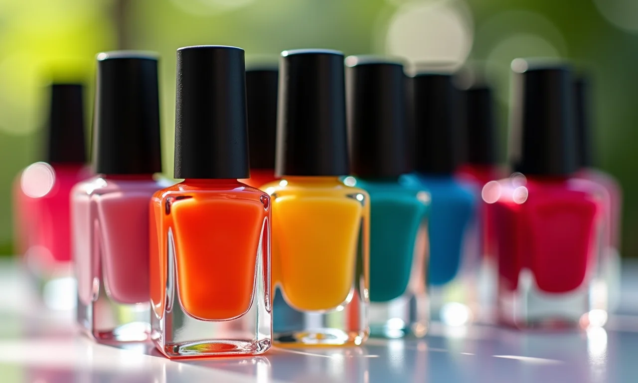 Coleção Rainbow da Risqué para unhas.