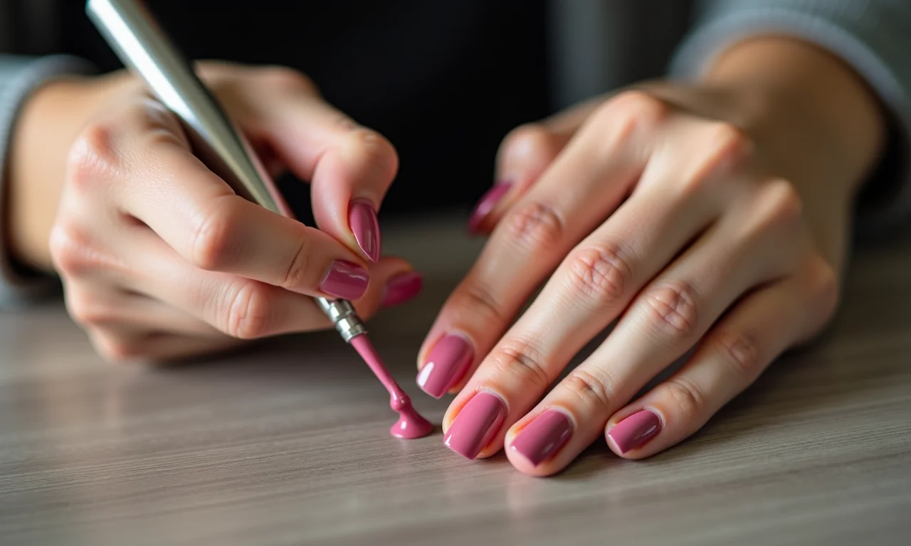 Combinação de texturas e acabamentos de esmalte.