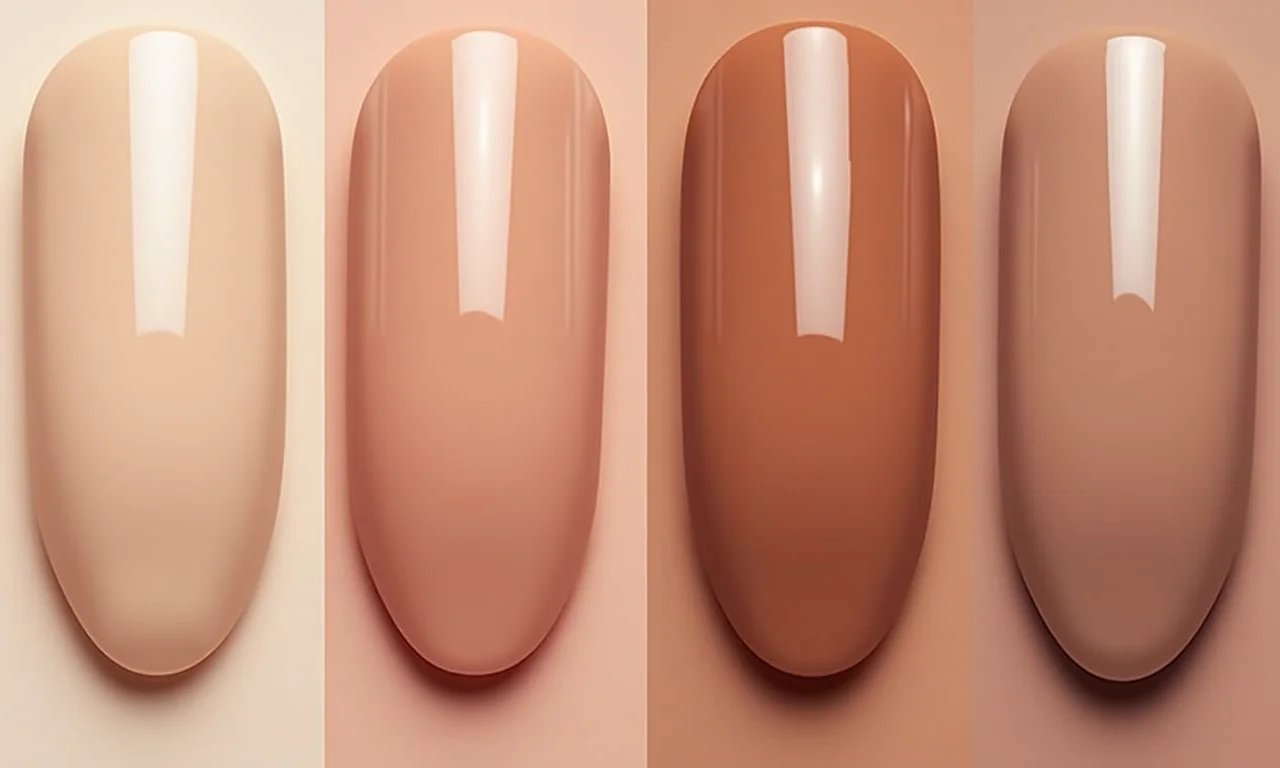 Como escolher a cor ideal para unhas de gel simples e delicadas?
