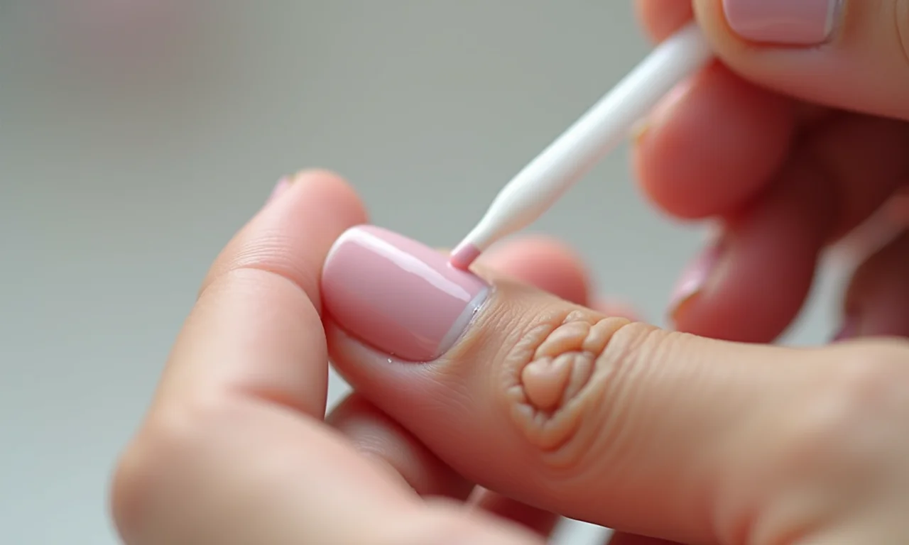 Como limpar excesso de esmalte da pele.