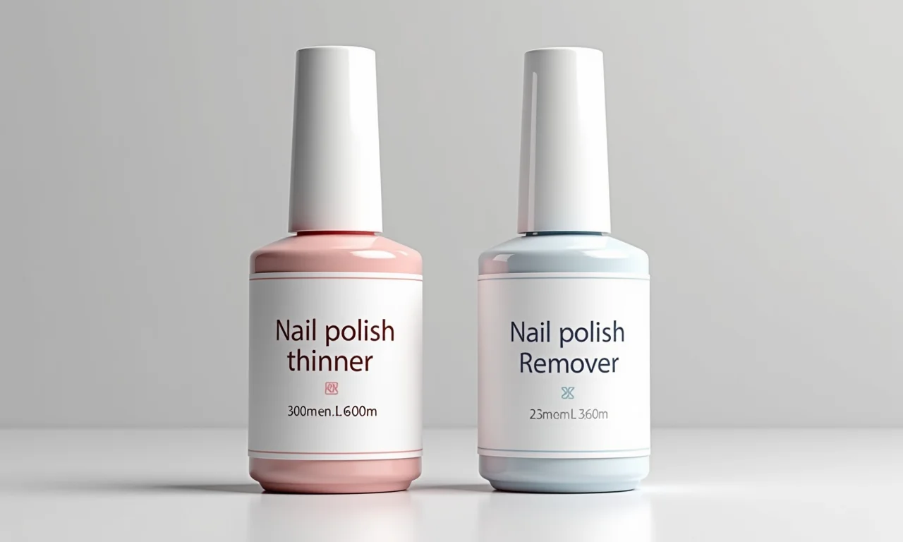 Comparação entre amolecedor e diluente de esmalte.