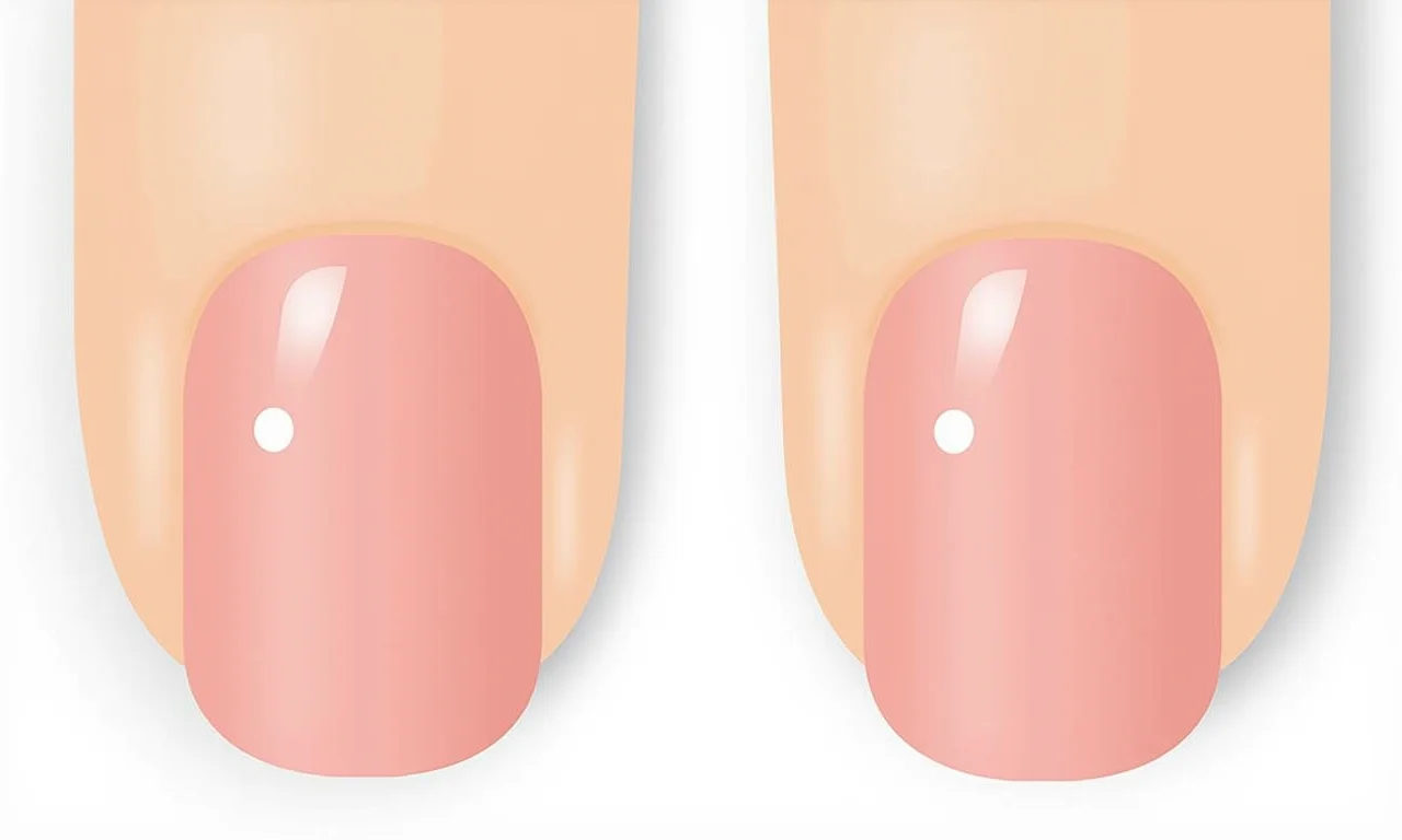 Comparativo da saúde das unhas naturais com e sem soft gel.