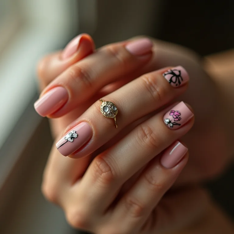Desenhos e adesivos: personalize suas unhas de porcelana