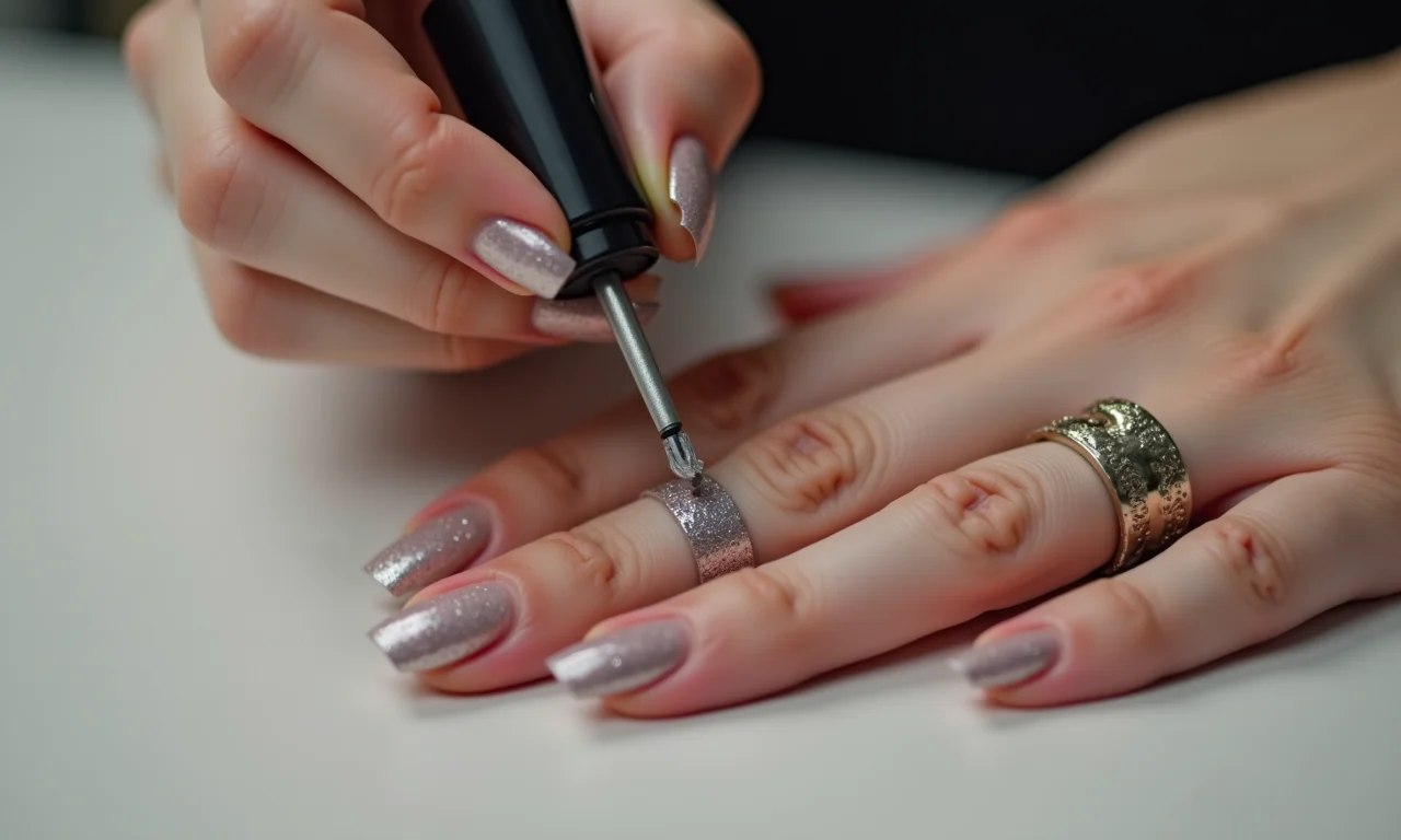 Dica: como fazer o glitter durar mais nas unhas.