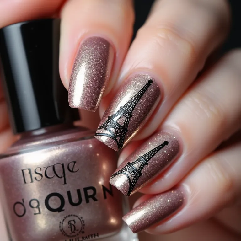 Elegância e brilho com Risqué Metálicos e a Torre Eiffel.