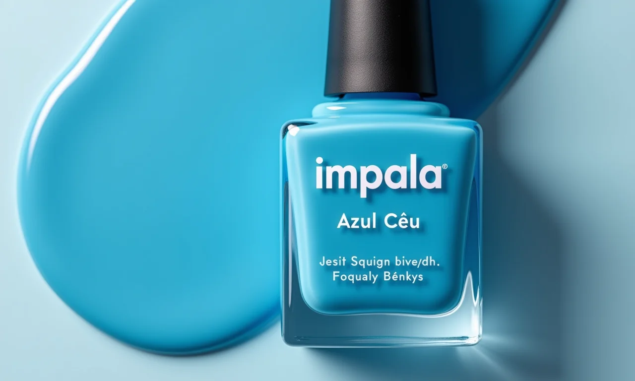 Esmalte Azul Céu da Impala: um clássico acessível.