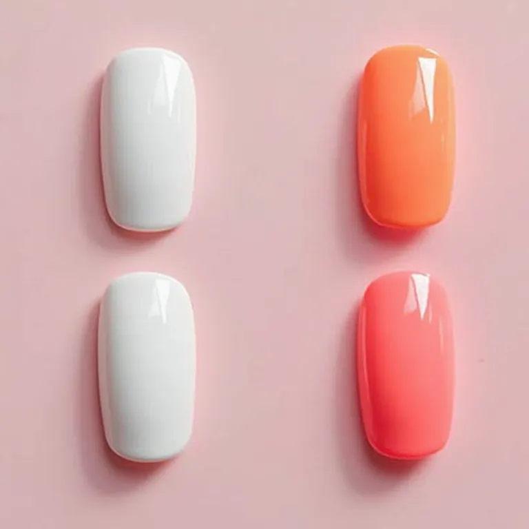 Esmalte branco como base para neon.
