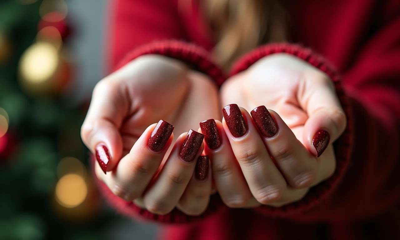 Esmalte com glitter: para brilhar em todas as ocasiões.