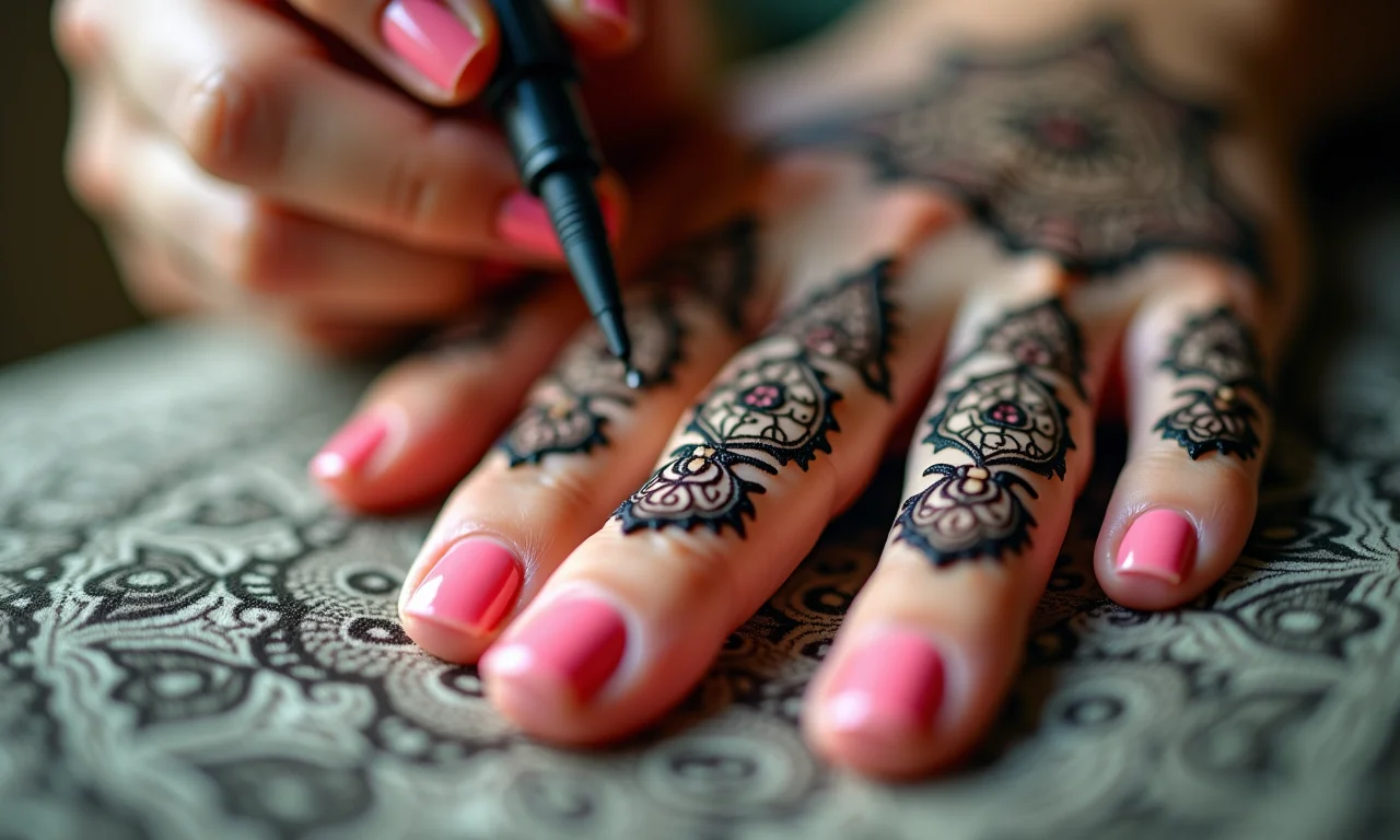 Esmalte comum para mandala nas unhas.