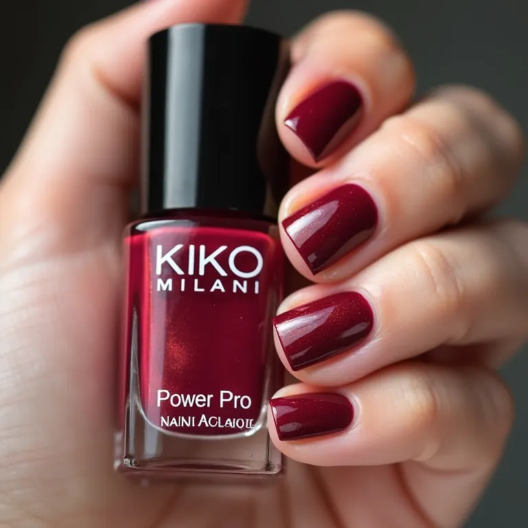 Esmalte Kiko Milano Power Pro Nail Lacquer em close-up.