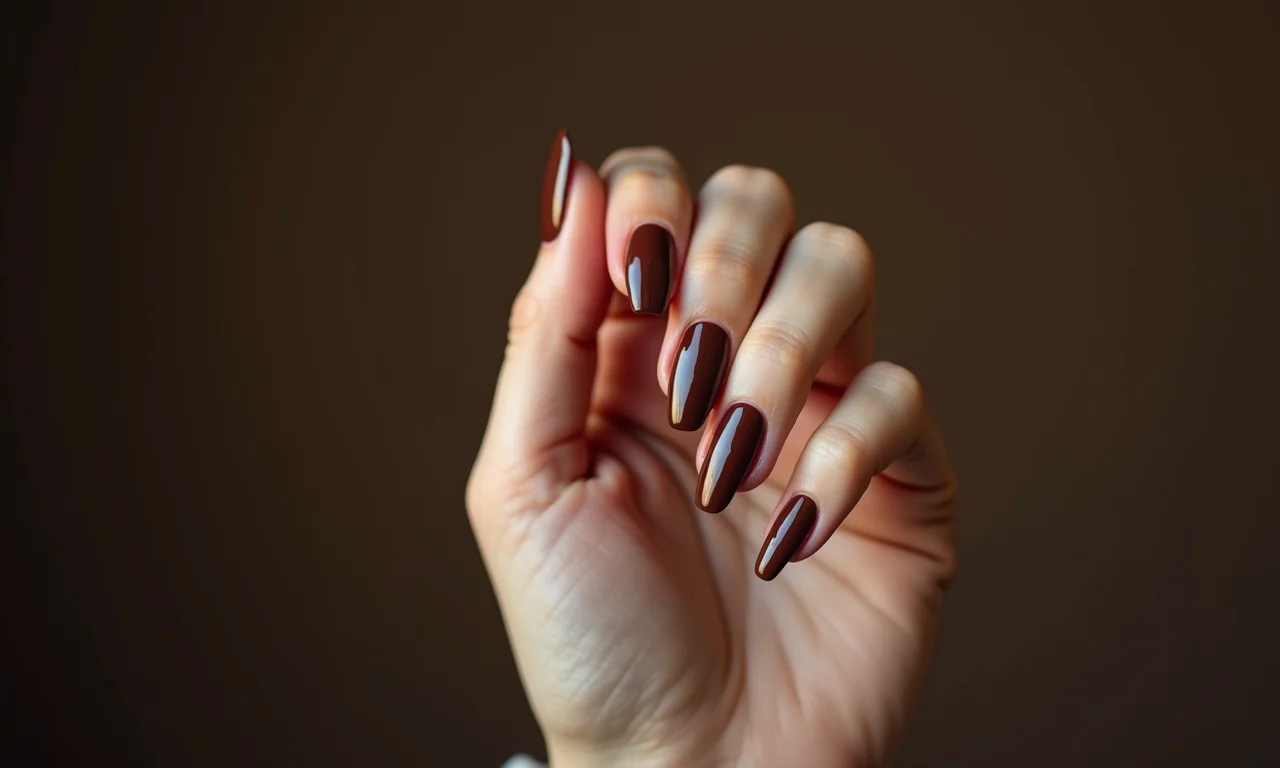 Esmalte marrom clássico para o signo de Capricórnio.