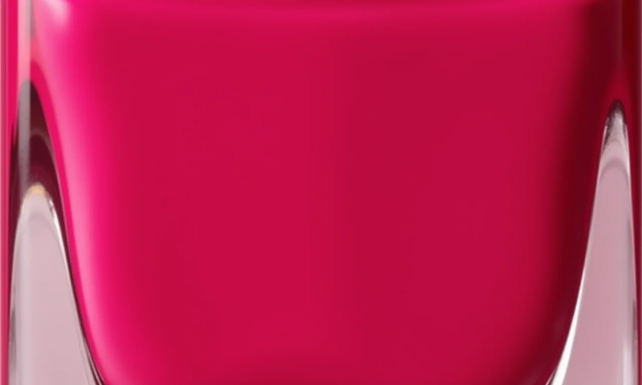 Esmalte Risqué Malícia, tom rosa intenso e ousado.