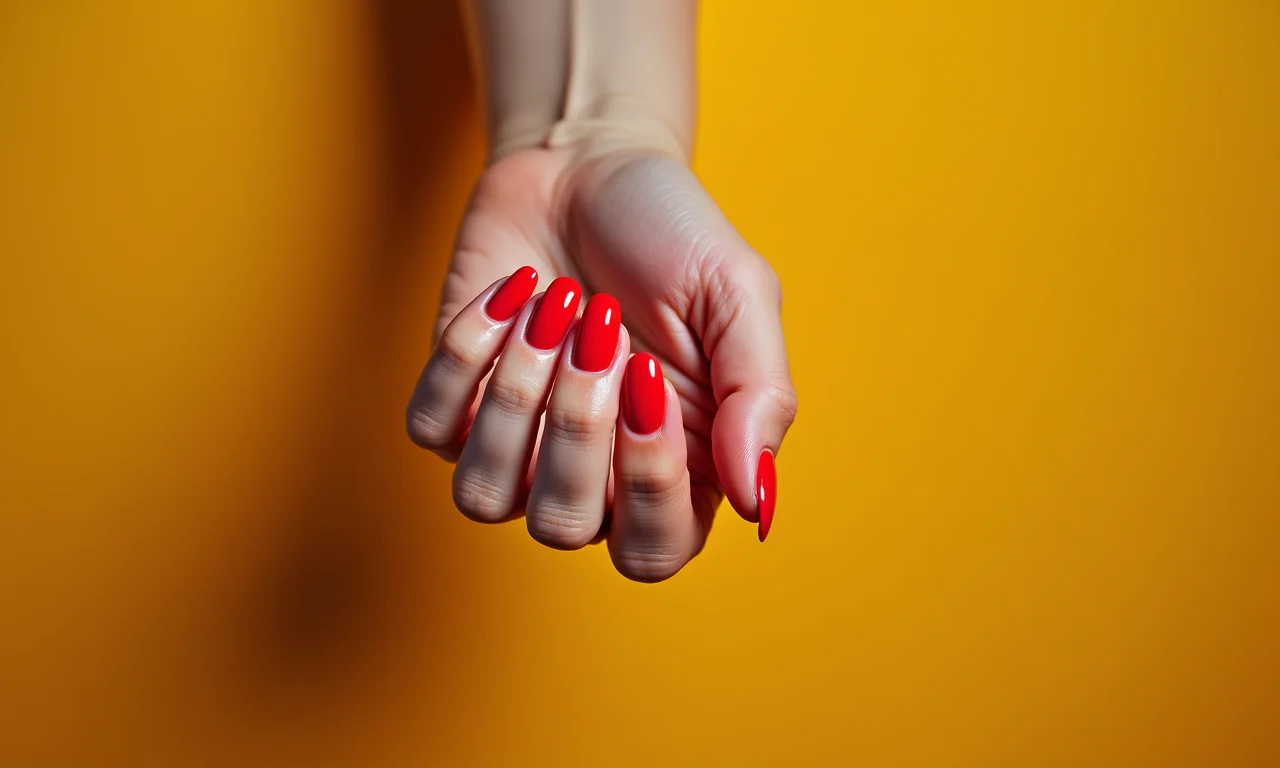Esmalte vermelho: paixão e poder nas suas mãos.