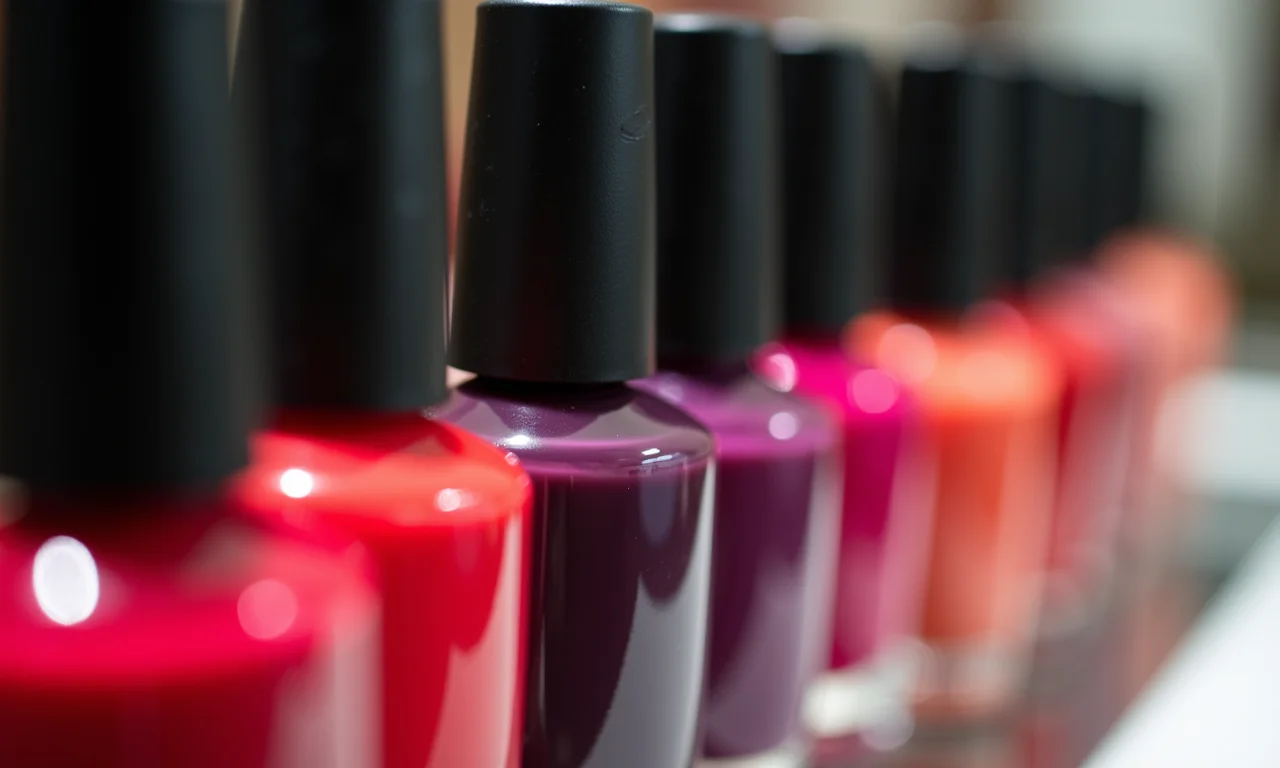 Esmaltes muito pigmentados podem causar manchas nas unhas.