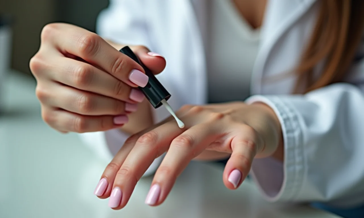 Especialista dando dicas para unhas de primavera duradouras.