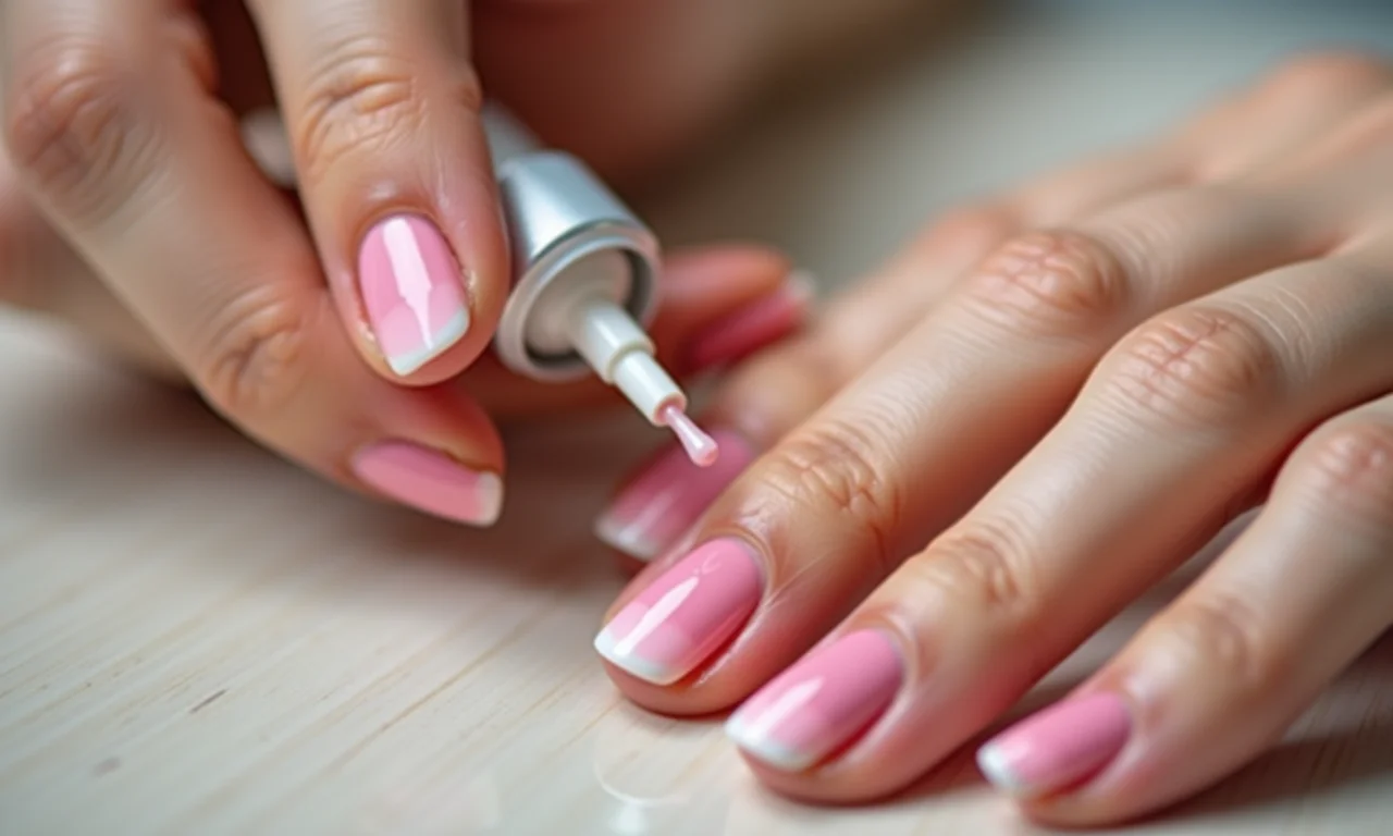 Evitando borrões no esmalte degradê.