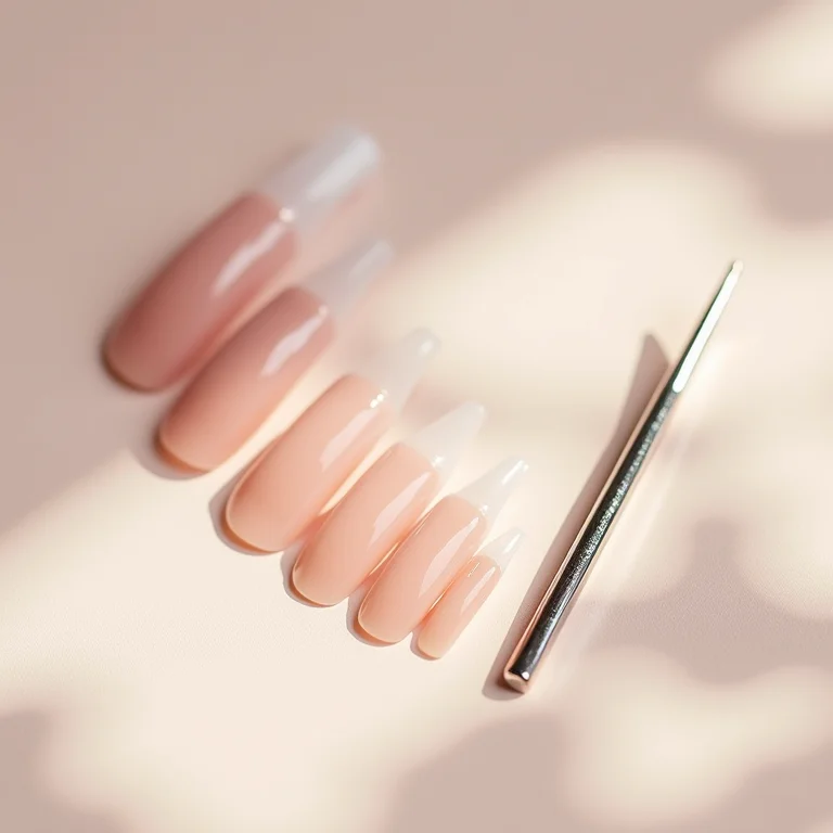 Extensões de fibra de vidro para alongamento natural das unhas