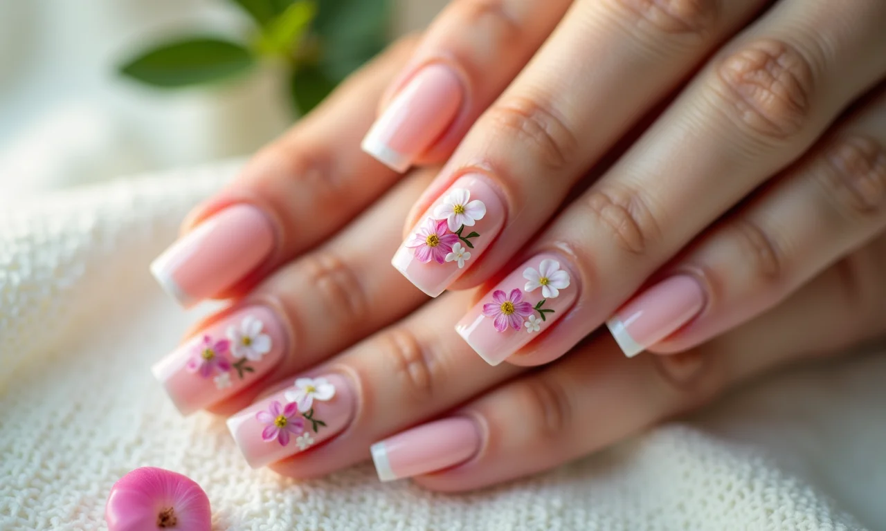 Filha única com aplicações florais.