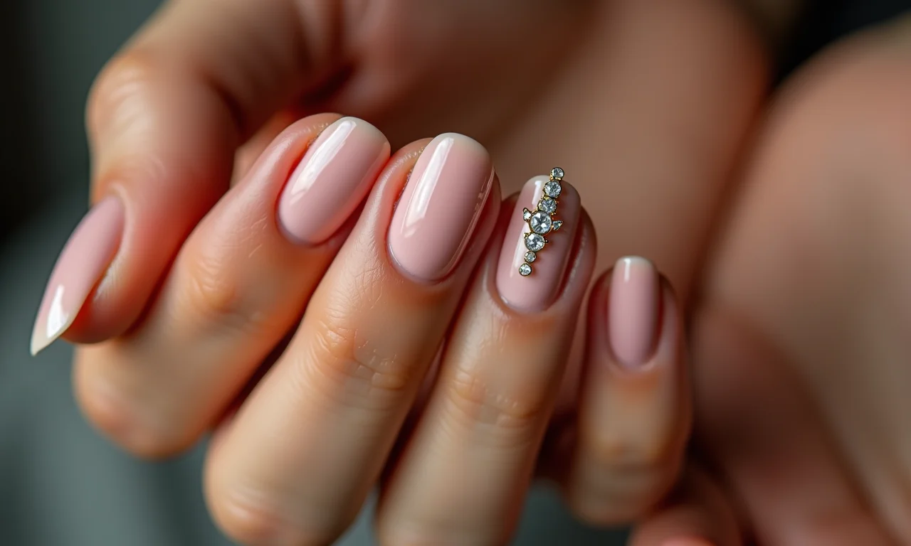 Filha única com pedraria delicada.