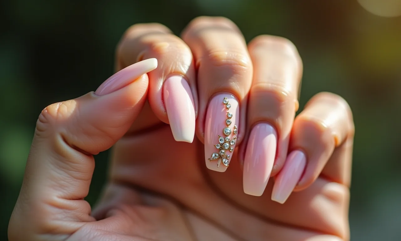 Filha única: um detalhe que faz a diferença nas unhas de gel.