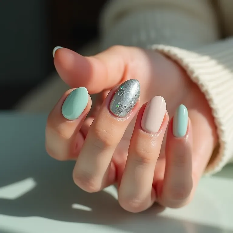 Filha única verde água: detalhe que faz a diferença.