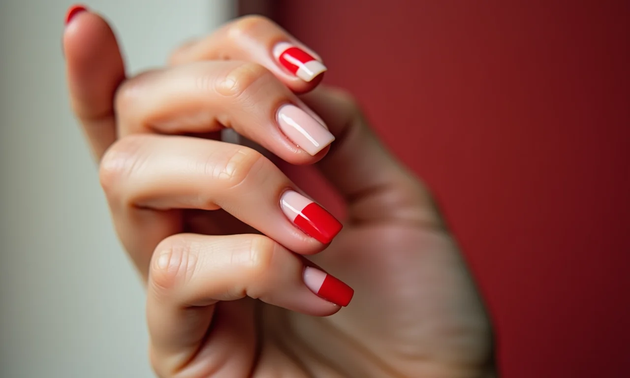 Filha única vermelha, destaque sutil e elegante.