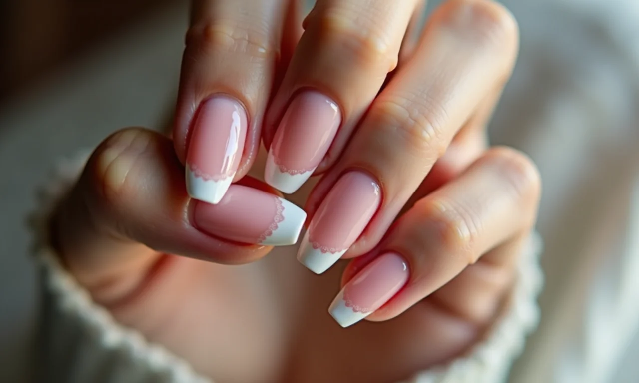 Francesinha assimétrica em gel: modernidade e originalidade para unhas únicas.