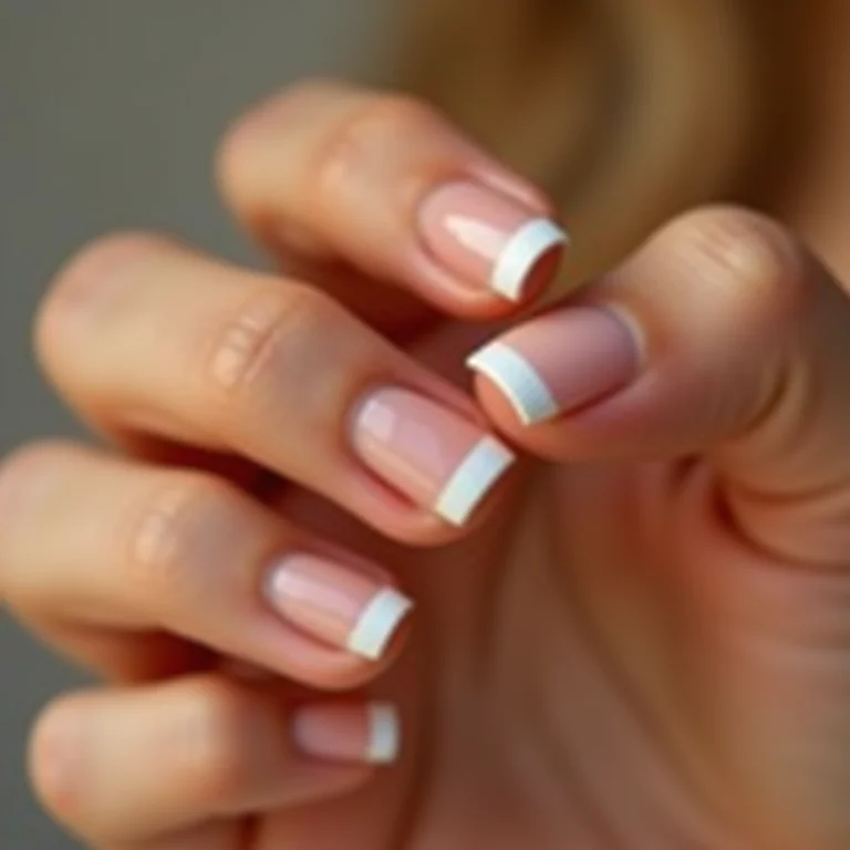 Francesinha clássica em unhas de fibra