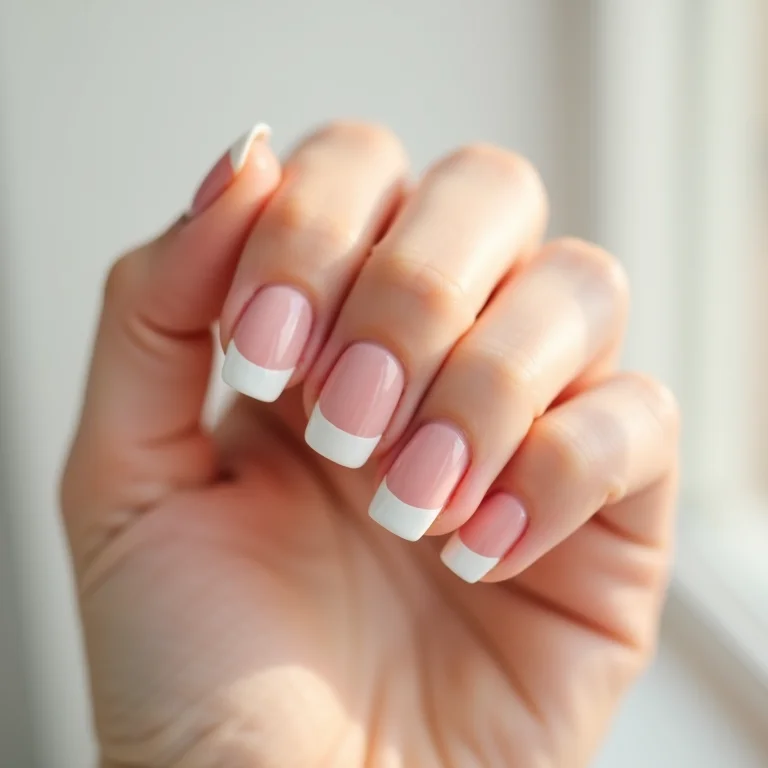 Francesinha clássica em unhas de gel