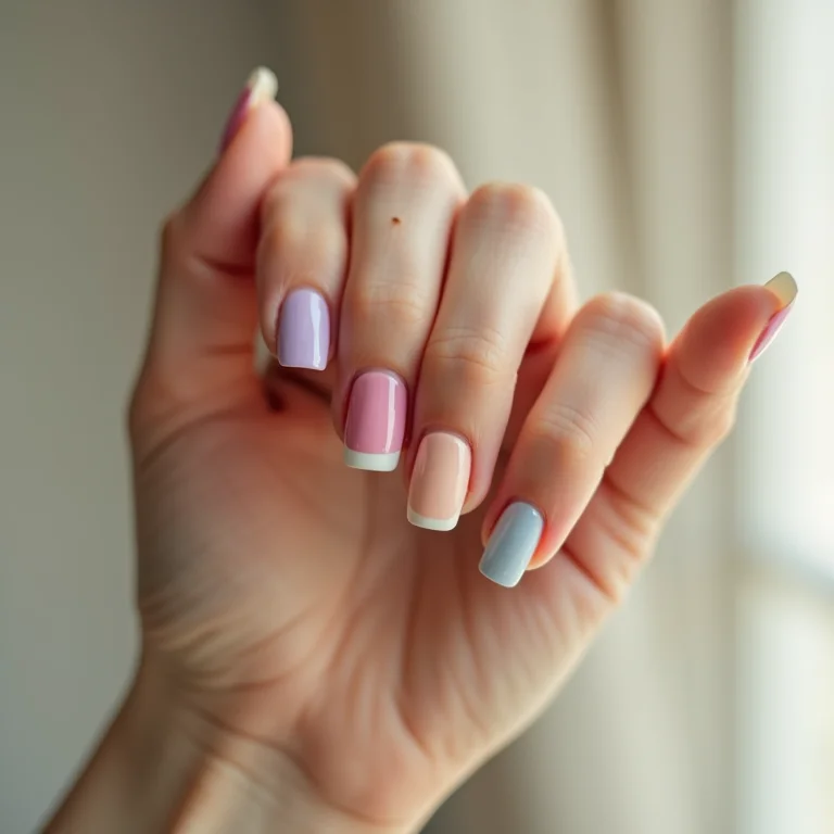 Francesinha colorida em tons pastel