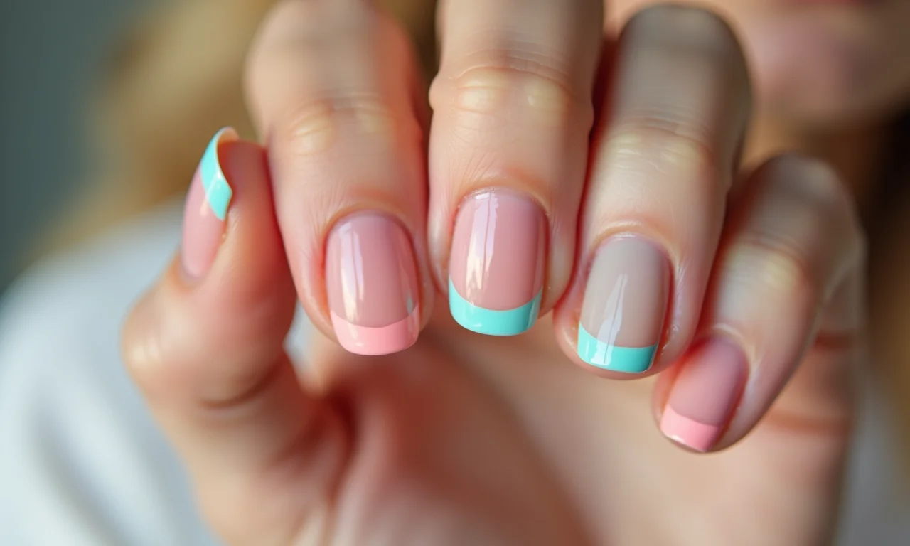 Francesinha colorida em tons pastel.