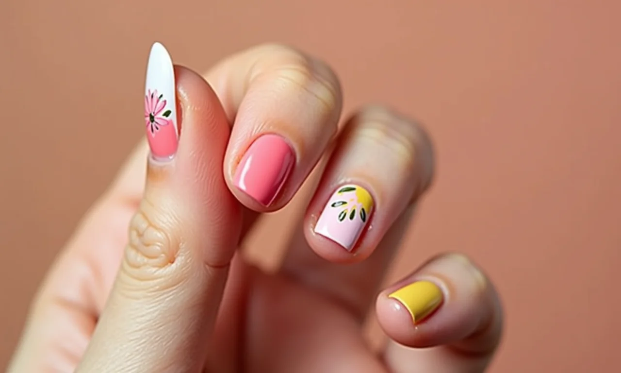 Francesinha colorida invertida para a primavera.