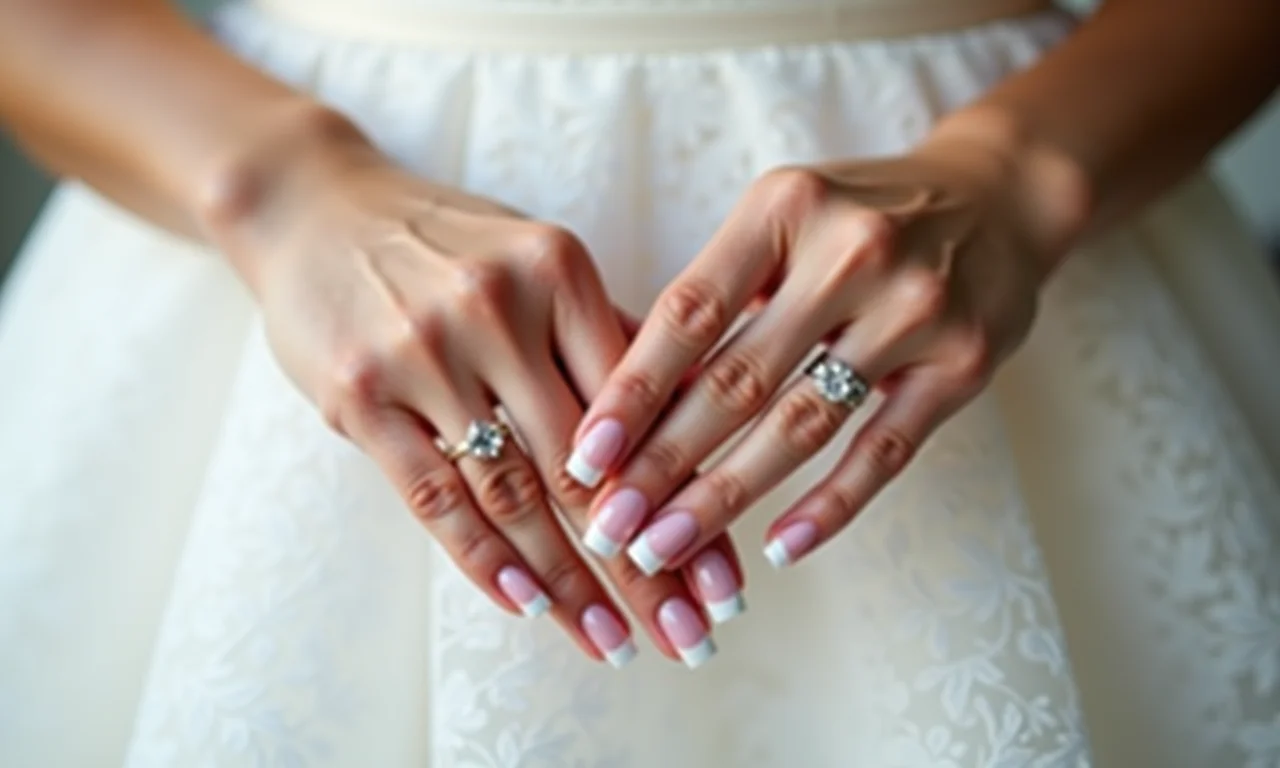 Francesinha com efeito ombré para noiva, suavidade e modernidade.