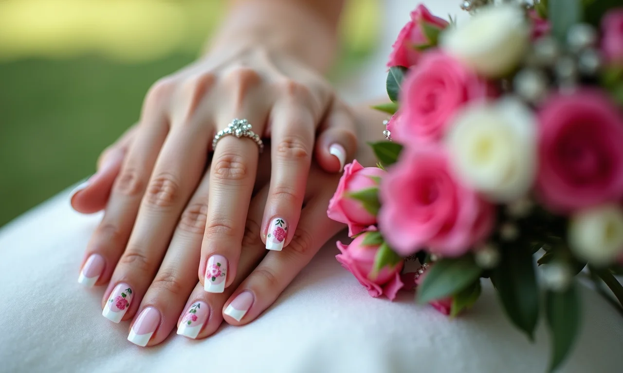 Francesinha com flores, perfeita para um casamento romântico e campestre.