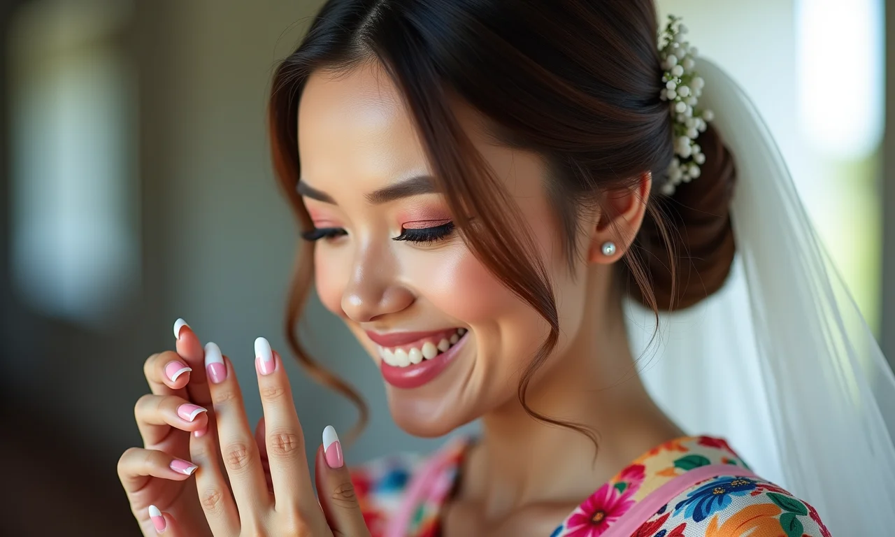 Francesinha com vestido colorido, combinação para noivas.
