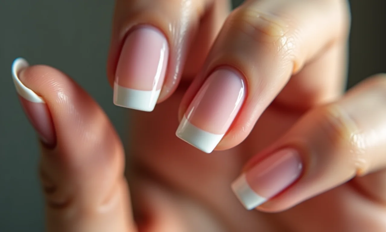 Francesinha esfumada em gel: delicadeza e sutileza para unhas elegantes.
