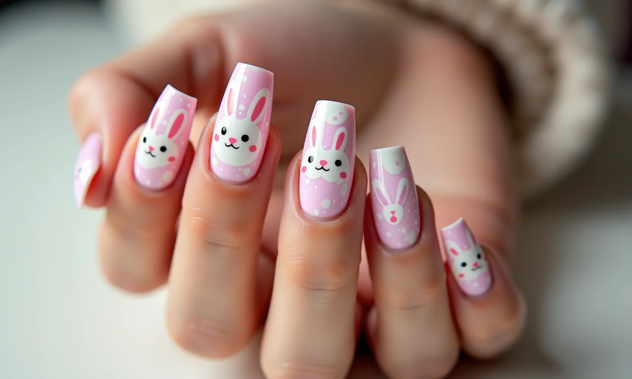 Francesinha invertida com cores e padrões de Páscoa.