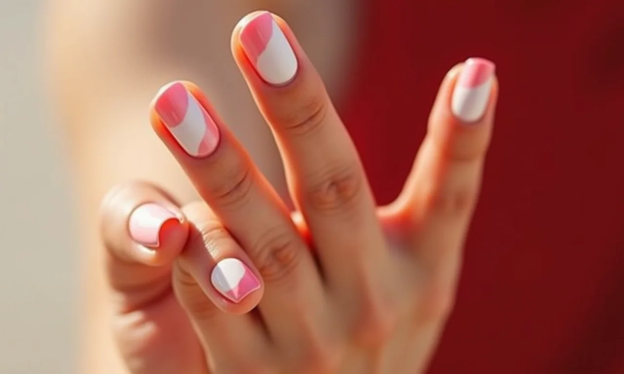 Francesinha invertida vermelha e branca, design moderno e inovador.